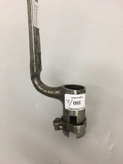 Une baïonnette à douille autrichienne, modèle...