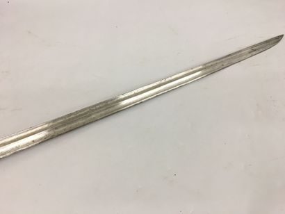 Sabre de dragon vers 1790, garde en laiton...
