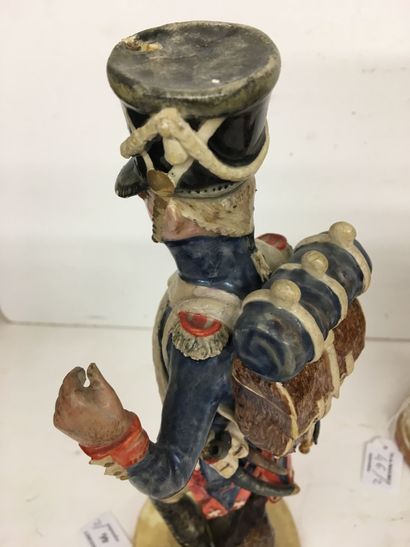 2 statuettes en faïence par Bernard Belluc...