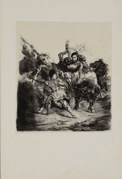 Eugène DELACROIX (1798 1863) Méphistophélès...