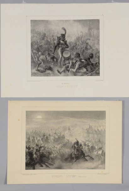 Auguste RAFFET (1804 1860) Le Réveil Garde...