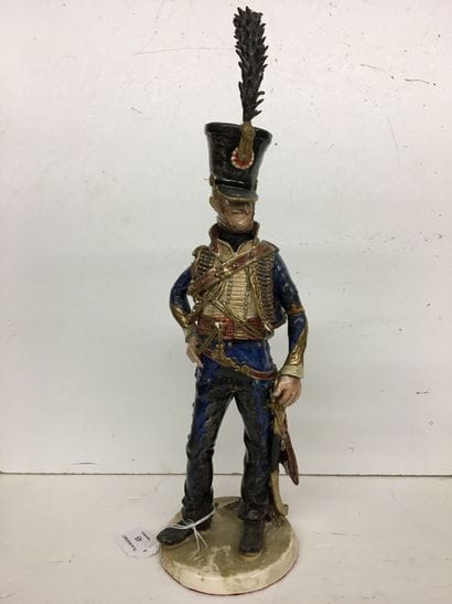 Statuette en faïence par Bernard Belluc (né...