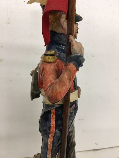 2 statuettes en faïence par Bernard Belluc...