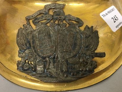 Hausse-col d'officier d'infanterie, beau...