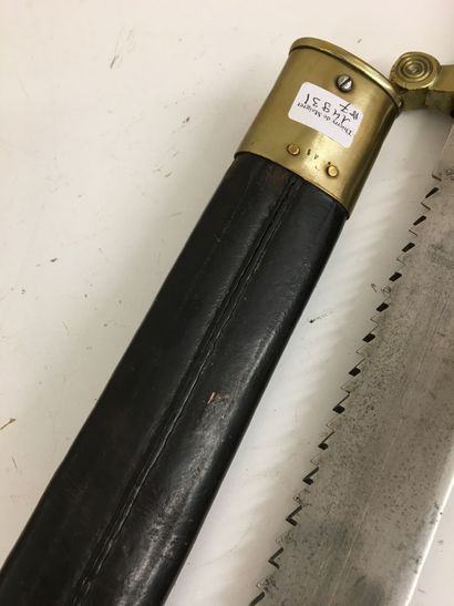 Glaive du génie de type 1831, lame à dents...