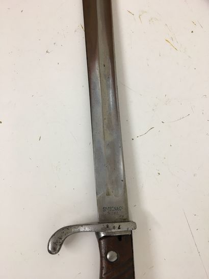 Sabre baïonnette, modèle 1898/05 deuxième...