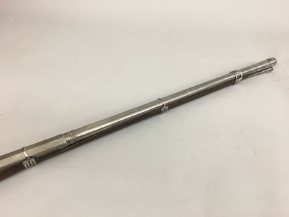 Intéressant fusil de chasse à silex espagnol,...