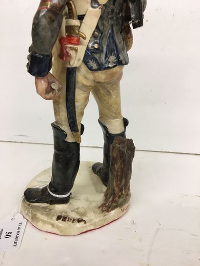 2 statuettes en faïence par Bernard Belluc...