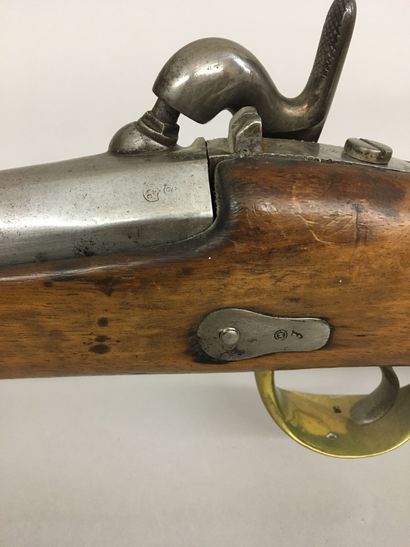Mousqueton de gendarmerie, modèle 1842, canon...