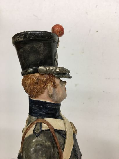 2 statuettes en faïence par Bernard Belluc...