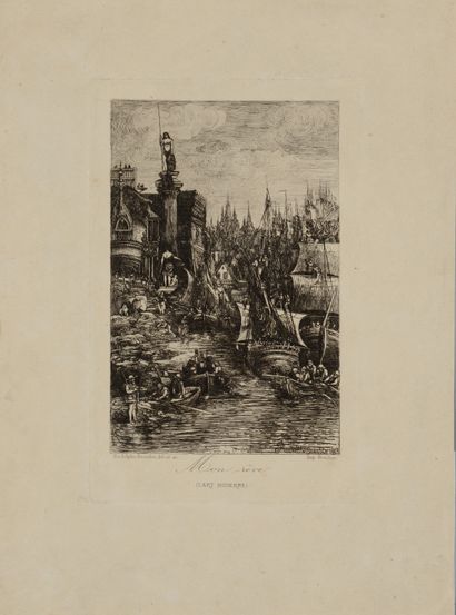 Rodolphe BRESDIN (1822-1885) Mon Rêve (version...