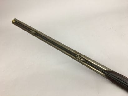 Fusil de chasse à silex à double canon en...