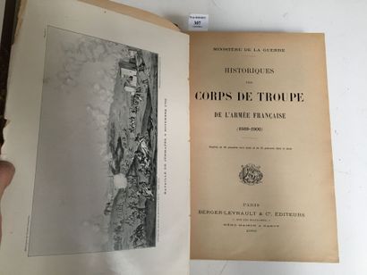 Historique des corps de troupe de l'armée...