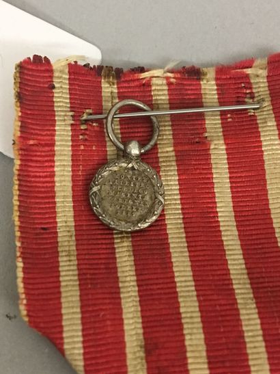 Une médaille de la Campagne d'Italie (1859),...
