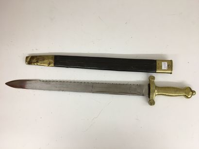 Glaive du génie de type 1831, lame à dents...