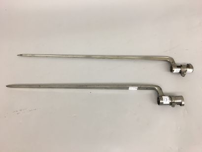 Une baïonnette à douille, modèle 1847 pour...