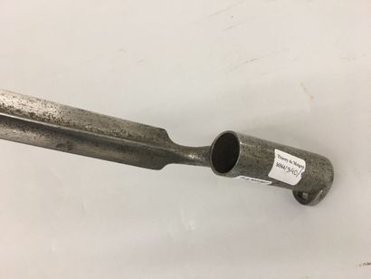Une baïonnette à douille autrichienne, modèle...