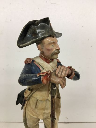 Statuette en faïence par Bernard Belluc (né...