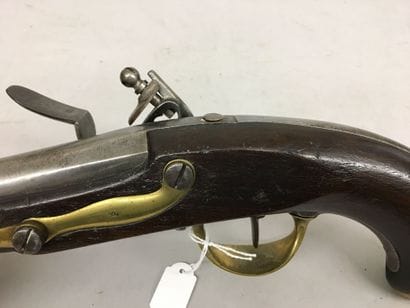 Pistolet à silex de cavalerie modèle An XIII,...