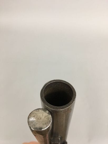 Intéressant fusil de chasse à silex espagnol,...