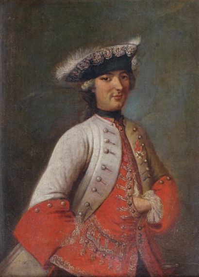 Ecole AUTRICHIENNE vers 1760
Portrait du...
