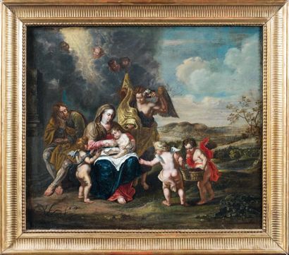 Ecole FLAMANDE du XVIIème siècle, suiveur...