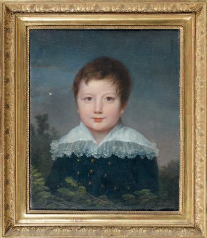 Ecole FRANCAISE vers 1810
Portrait de jeune...