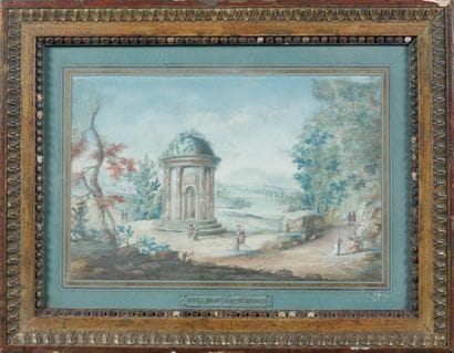 Ecole FRANCAISE du début du XIXème siècle
Paysage...