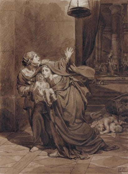 Léon COGNIET (1794 - 1880)
Le Massacre des...