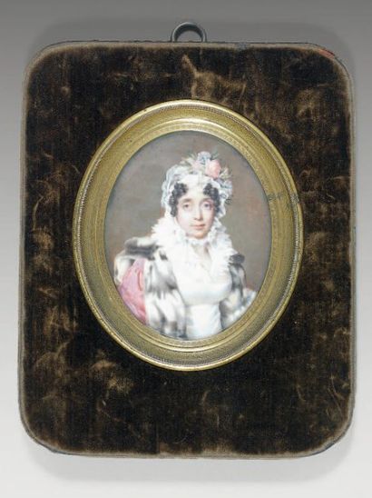 Ecole FRANCAISE du début du XIXème siècle
Portrait...