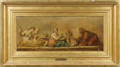 Felix TREZEL (Paris 1782 - 1855)
Les Trois...