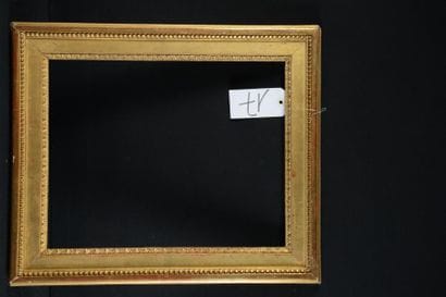 Cadre en chêne sculpté et doré – Epoque Louis...