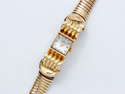 OMEGA
Montre bracelet de dame en or 750 millièmes,...
