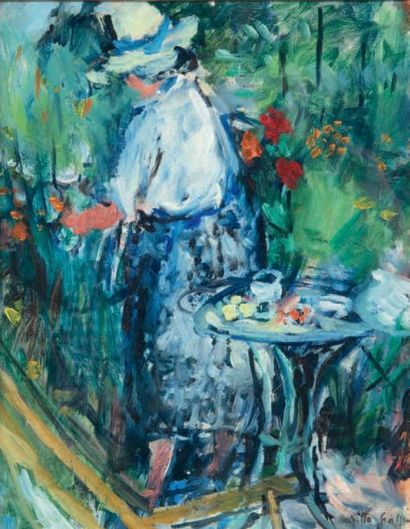 Brigitte GRASSIN
L'été au jardin
Huile sur...