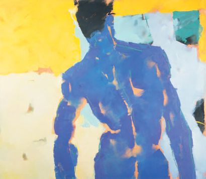 J.TAYLOR (?)
Nu bleu de dos, 1985
Acrylique...