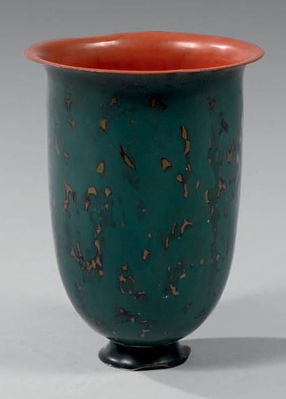 DUNAND Jean (1877 - 1942)
Vase conique en...