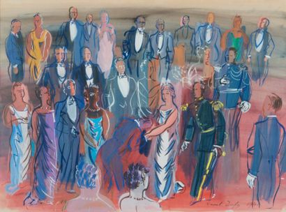 RAOUL DUFY (1877 - 1953)
Réception, 1941
Gouache,...