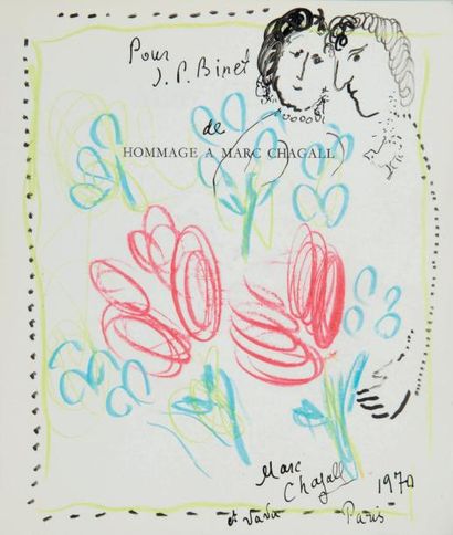 MARC CHAGALL (1887 - 1985)
Hommage á Marc...