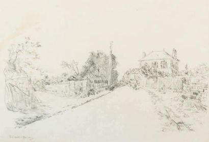 FRANK-BOGGS (1855 - 1926)
Rue de village
Dessin...