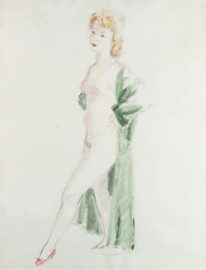 André DIGNIMONT (1891 - 1965)
Le peignoir...