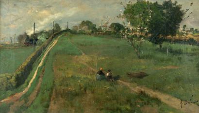 Alexandre DEFAUX (1826 - 1900)
Printemps
Huile...