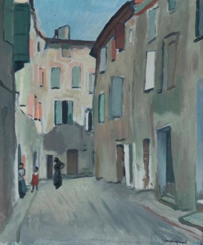 Albert MARQUET (1875 - 1947)
Rue en Provence,...