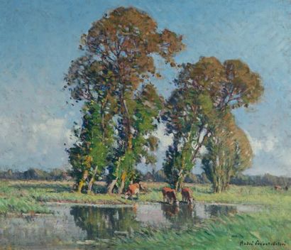 André PRÉVOT-VALERI (1890 - 1959)
Troupeau...