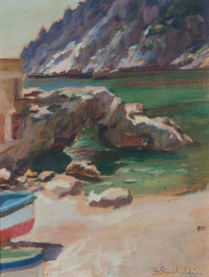 Goffredo SINIBALDI PAOLUCCI (1866 - 1938)
Capri
Huile...