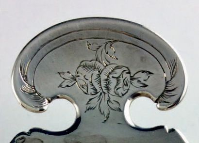 Tasse à vin en argent uni, gravée «Cles Adre...