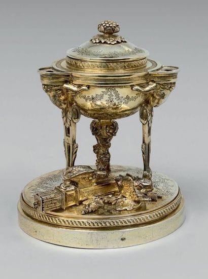 Lampe de bibliothèque ou encrier de bureau...