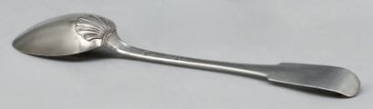 Cuiller à ragoût en argent modèle uniplat...