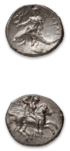 ITALIE CALABRE: Tarente (302-281 av. J.-C.)
Statère....