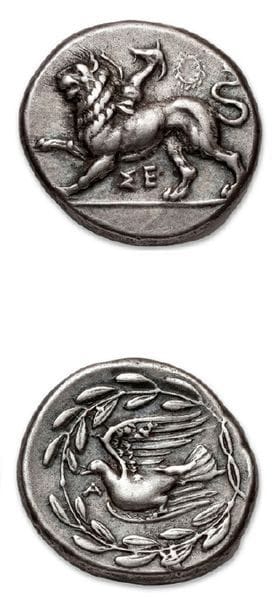 PÉLOPONNÈSE
Sicyone (430-390 av. J.-C.)
Statère....