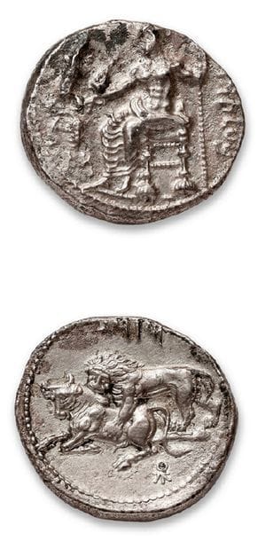 Mazaios (361-333 av. J.-C.)
Statère. 10,30...